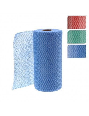 Rollo con 50 toallitas limpiadoras multiusos (colores surtidos)