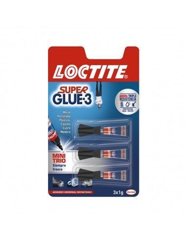 Loctite mini trio 3x1g  super glue