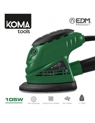 Lijadora tipo mouse 105w koma tools  edm